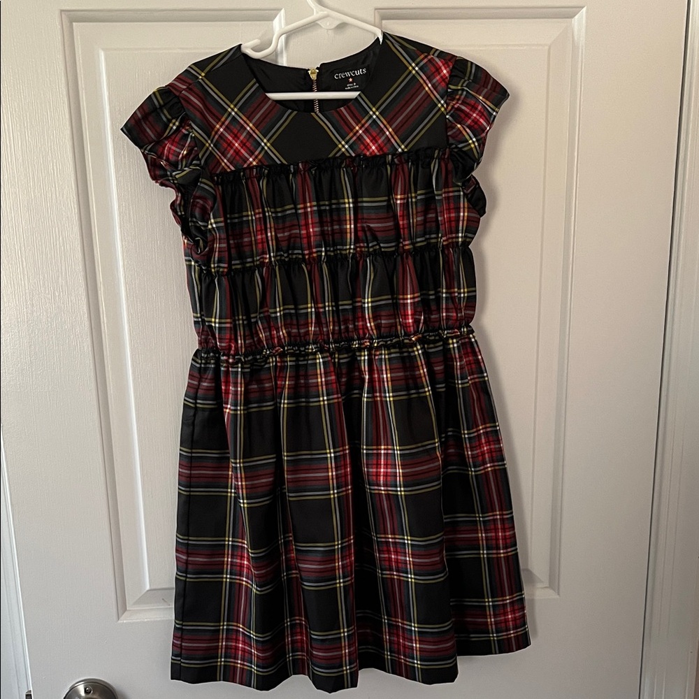 Crewcuts Charming Plaid Kids Dress
